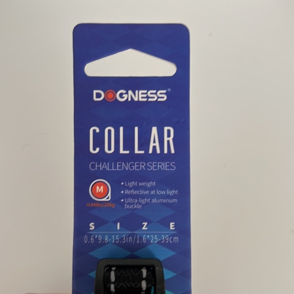 NWT Dogness Collar Size Medium and NWT Dogness M/L Leash Black and gray - Picture 3 of 14
